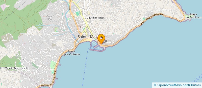 localisation de l'entreprise MADAME NATACHA LUSSAULT à SAINTE-MAXIME