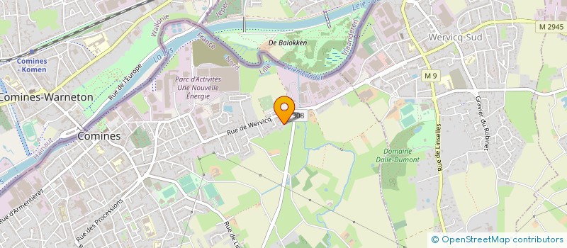 localisation de l'entreprise MADAME NATACHA MAILLY  COMINES