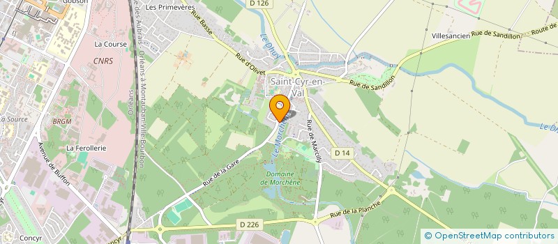 localisation de l'entreprise MADAME NATACHA MALECKI à SAINT-CYR-EN-VAL