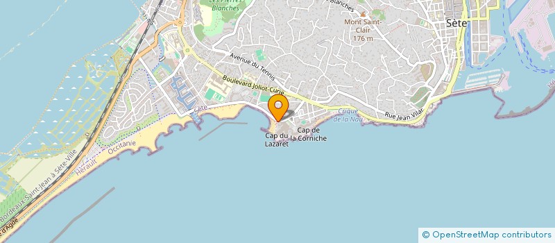 localisation de l'entreprise MADAME NATACHA MALEYSSON  SETE