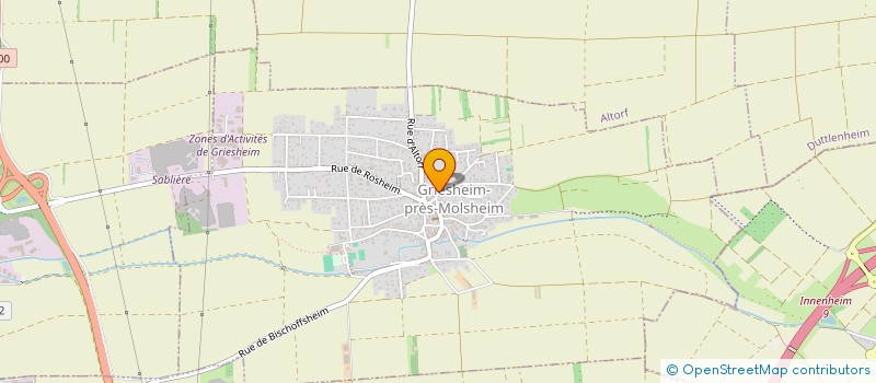 localisation de l'entreprise MADAME NATACHA MANAVELLA  GRIESHEIM-PRES-MOLSHEIM
