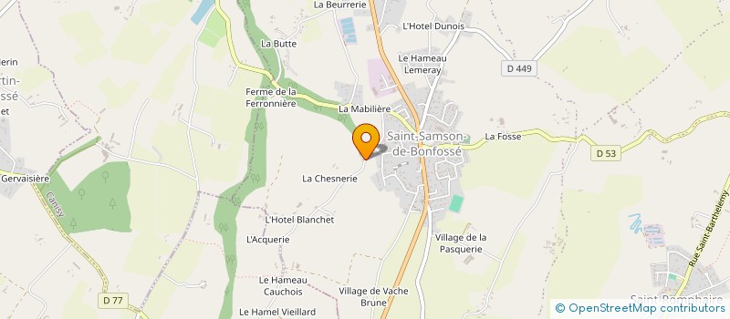 localisation de l'entreprise MADAME NATACHA MARIE  BOURGVALLEES