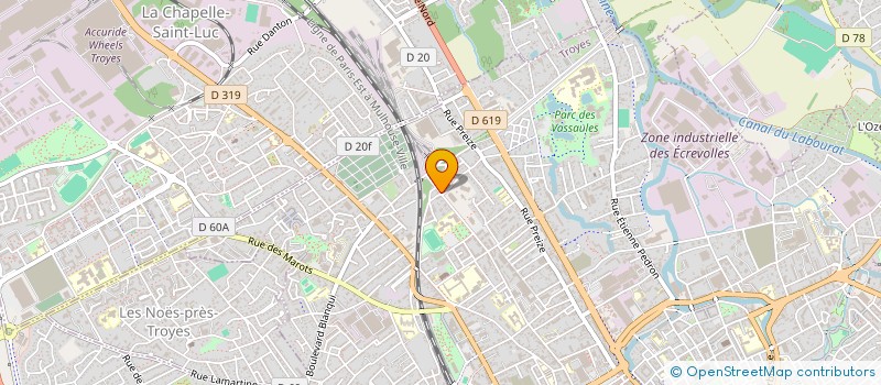 localisation de l'entreprise MADAME NATACHA MAROT  TROYES