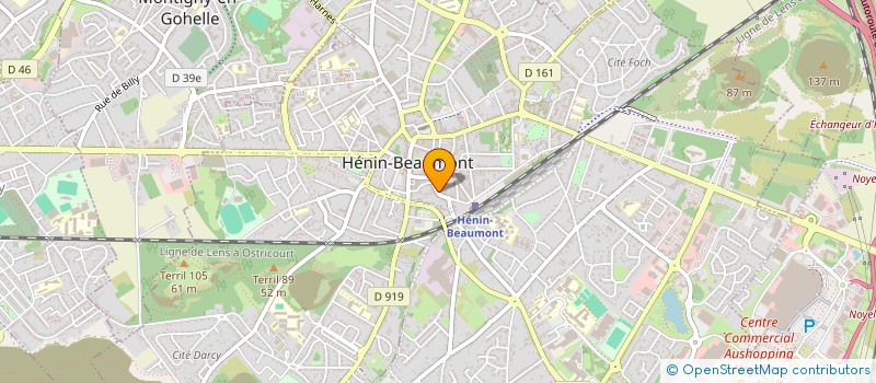 localisation de l'entreprise MADAME NATACHA MARSY à HENIN-BEAUMONT