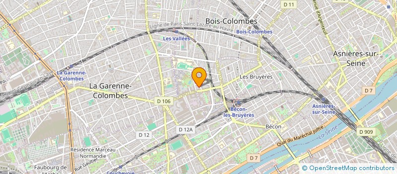 localisation de l'entreprise MADAME NATACHA MAXIMIN RANDIANTEFY à BOIS-COLOMBES