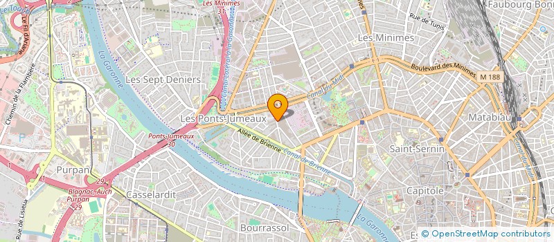 localisation de l'entreprise MADAME NATACHA MERALO à TOULOUSE