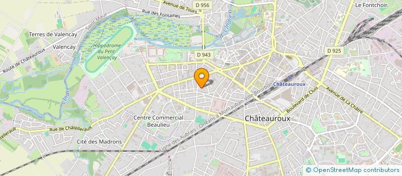 localisation de l'entreprise MADAME NATACHA METAYER à CHATEAUROUX