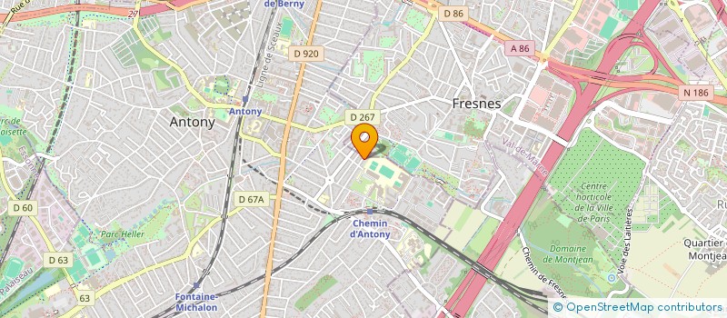 localisation de l'entreprise MADAME NATACHA MEUNIER à ANTONY