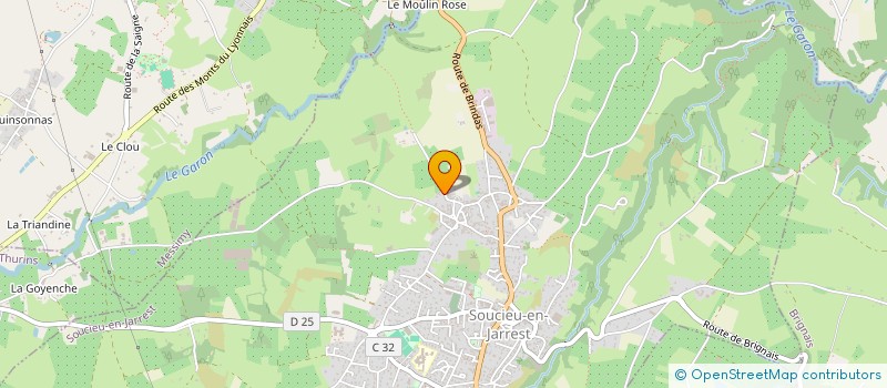 localisation de l'entreprise MADAME NATACHA MIKEC  SOUCIEU-EN-JARREST