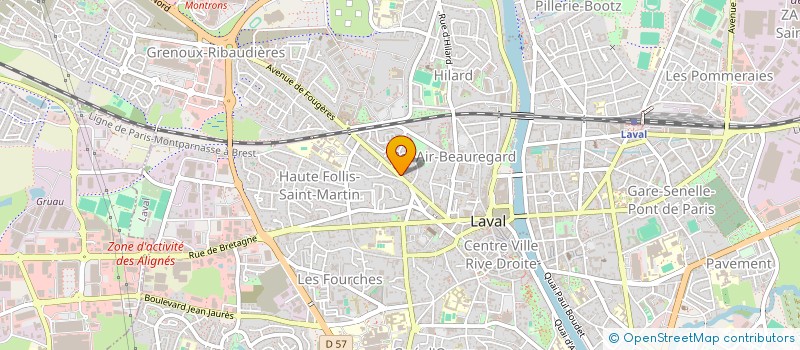 localisation de l'entreprise MADAME NATACHA MILOSEVIC à LAVAL
