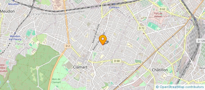 localisation de l'entreprise MADAME NATACHA MINIER à CLAMART