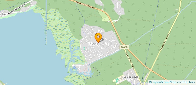 localisation de l'entreprise MADAME NATACHA MIQUEU  LACANAU