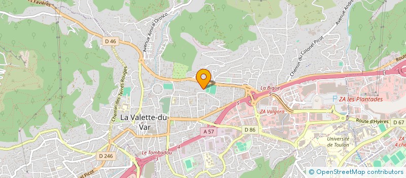 localisation de l'entreprise MADAME NATACHA MITTELHAUSER à LA VALETTE-DU-VAR