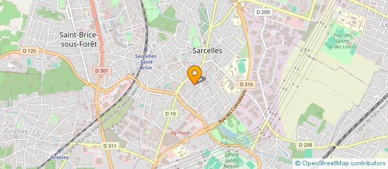localisation de l'entreprise MADAME NATACHA MOHAMED à SARCELLES
