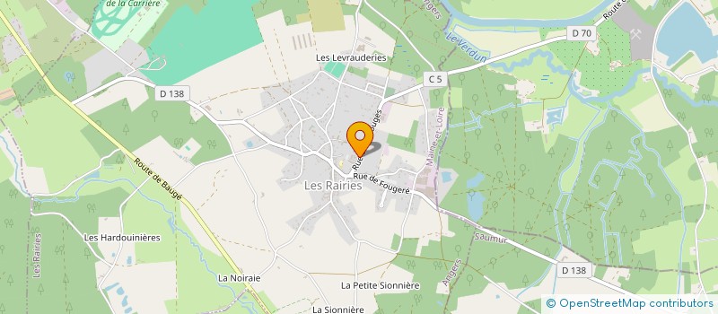localisation de l'entreprise MADAME NATACHA MOLLET à LES RAIRIES