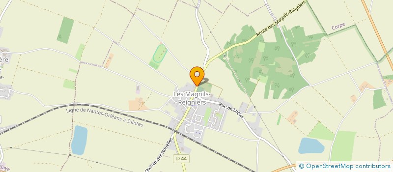 localisation de l'entreprise MADAME NATACHA MONCEAU  LES MAGNILS-REIGNIERS
