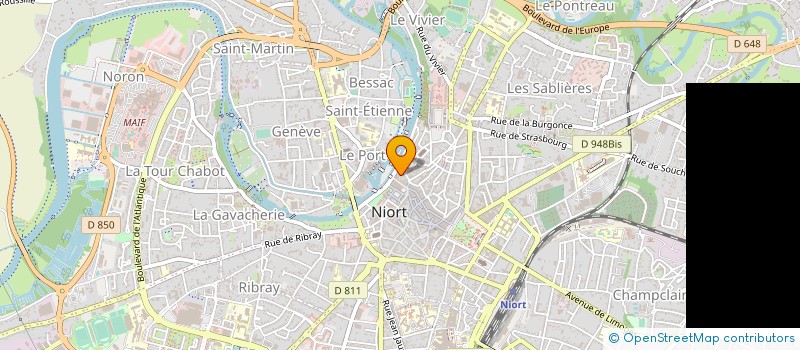localisation de l'entreprise MADAME NATACHA MONDON à NIORT