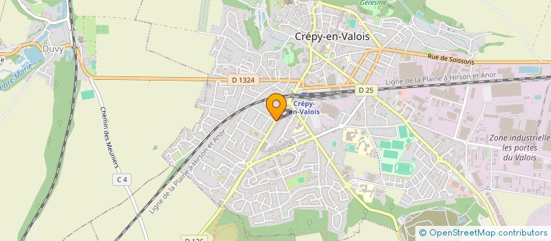 localisation de l'entreprise MADAME NATACHA OGANESOFF  CREPY-EN-VALOIS