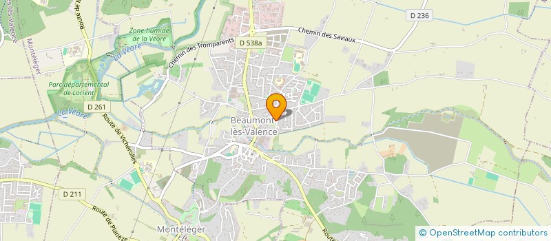 localisation de l'entreprise MADAME NATACHA PANDEL à BEAUMONT-LES-VALENCE