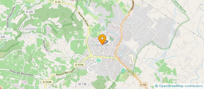 localisation de l'entreprise MADAME NATACHA PAPON  LE BEAUSSET