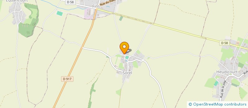 localisation de l'entreprise MADAME NATACHA PECQUEUX  SOREL