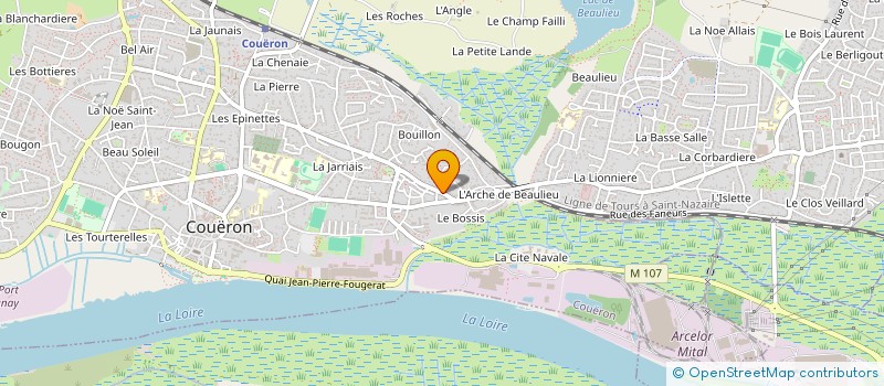 localisation de l'entreprise MADAME NATACHA PERRAULT à COUERON