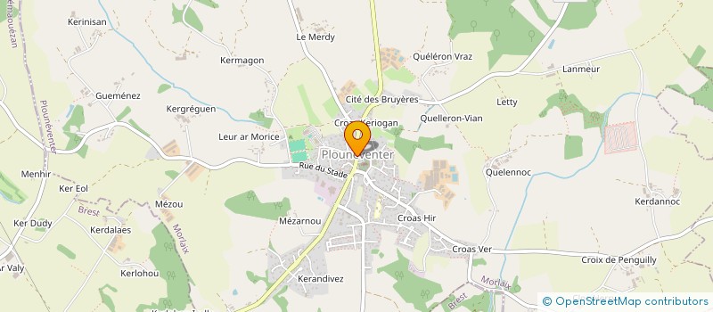 localisation de l'entreprise MADAME NATACHA PERY  PLOUNEVENTER