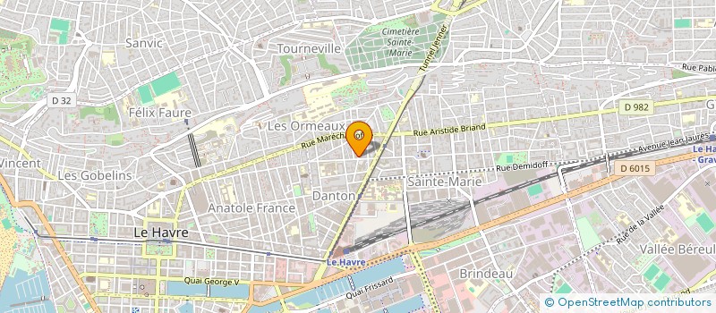 localisation de l'entreprise MADAME NATACHA PIFFRE  LE HAVRE