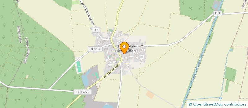 localisation de l'entreprise MADAME NATACHA PIRSCH  HIRTZFELDEN