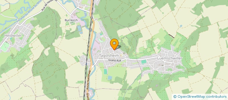 localisation de l'entreprise MADAME NATACHA PLESNIAK  TAGOLSHEIM