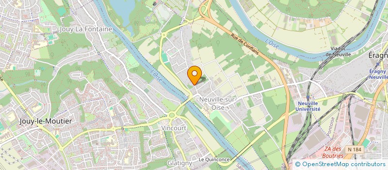 localisation de l'entreprise MADAME NATACHA PLISSON  NEUVILLE-SUR-OISE