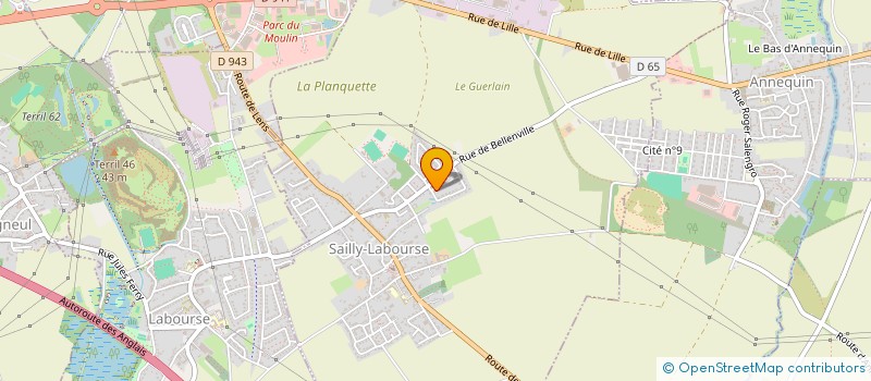 localisation de l'entreprise MADAME NATACHA PYTEL  SAILLY-LABOURSE