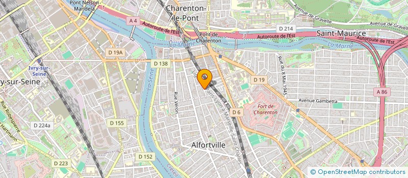 localisation de l'entreprise MADAME NATACHA RANANJARISON  ALFORTVILLE