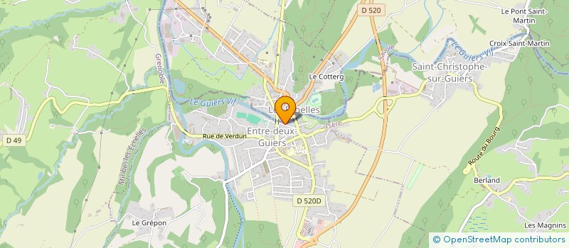 localisation de l'entreprise MADAME NATACHA RENDU  ENTRE-DEUX-GUIERS