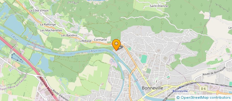 localisation de l'entreprise MADAME NATACHA RICHET  BONNEVILLE