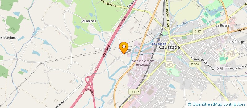 localisation de l'entreprise MADAME NATACHA ROCHIS  CAUSSADE