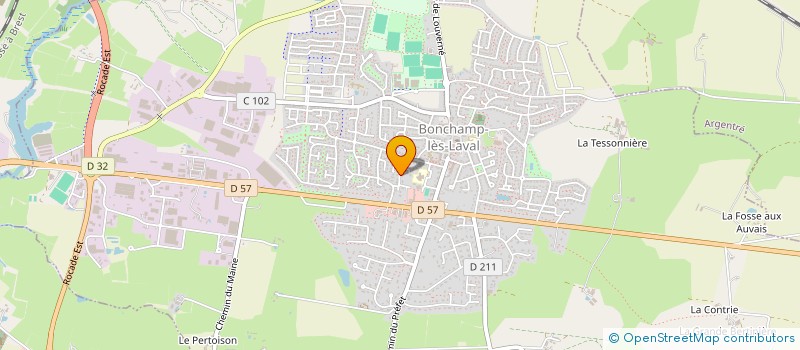 localisation de l'entreprise MADAME NATACHA ROPARS  BONCHAMP-LES-LAVAL