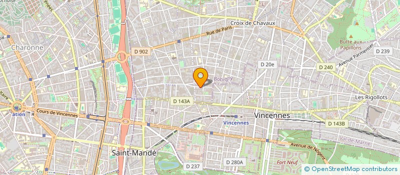 localisation de l'entreprise MADAME NATACHA ROUSSEAU à MONTREUIL