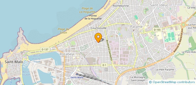 localisation de l'entreprise MADAME NATACHA RUDERS  SAINT-MALO