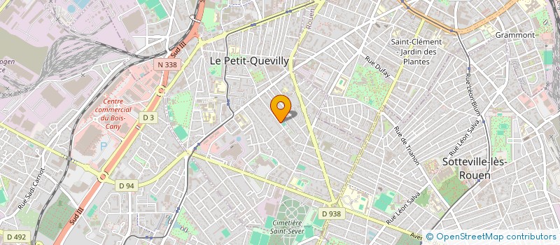 localisation de l'entreprise MADAME NATACHA SALESSES  LE PETIT-QUEVILLY