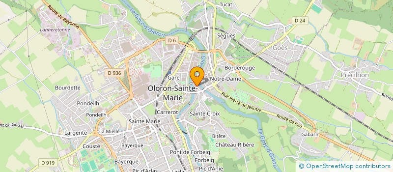 localisation de l'entreprise MADAME NATACHA SANSOZ à OLORON-SAINTE-MARIE