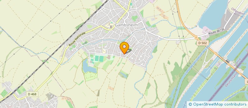 localisation de l'entreprise MADAME NATACHA SARKISSIAN  GAMBSHEIM