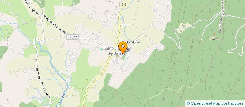 localisation de l'entreprise MADAME NATACHA SIMONNET  SAINT-VINCENT-DE-BARRES