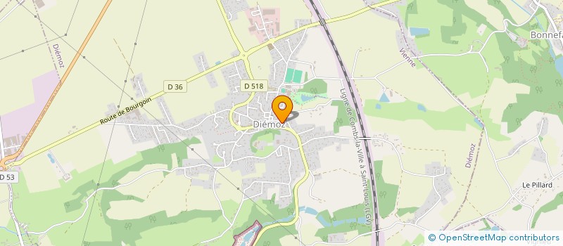 localisation de l'entreprise MADAME NATACHA SOULIER  DIEMOZ