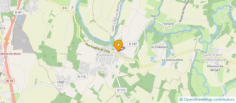 localisation de l'entreprise MADAME NATACHA SPASSOFF à PUYREAUX