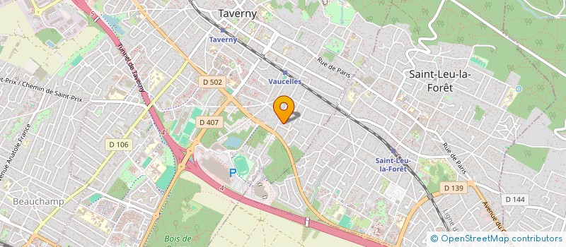 localisation de l'entreprise MADAME NATACHA TATIANA VELIN  TAVERNY