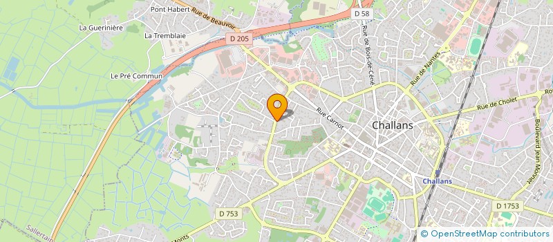 localisation de l'entreprise MADAME NATACHA TURPIN à CHALLANS