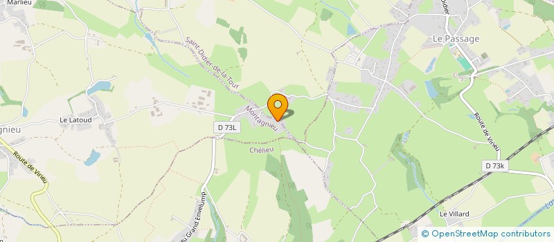 localisation de l'entreprise MADAME NATACHA VAGNOUX  MONTAGNIEU