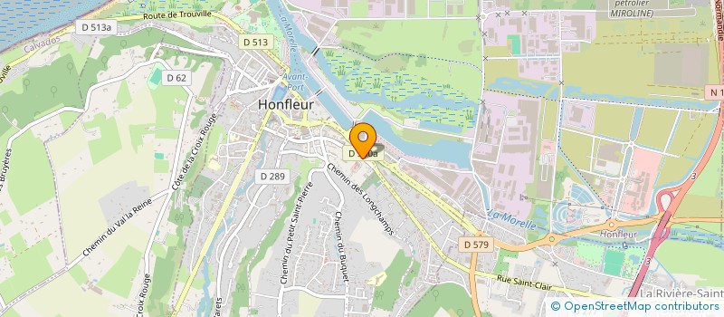 localisation de l'entreprise MADAME NATACHA VALLERENT  HONFLEUR