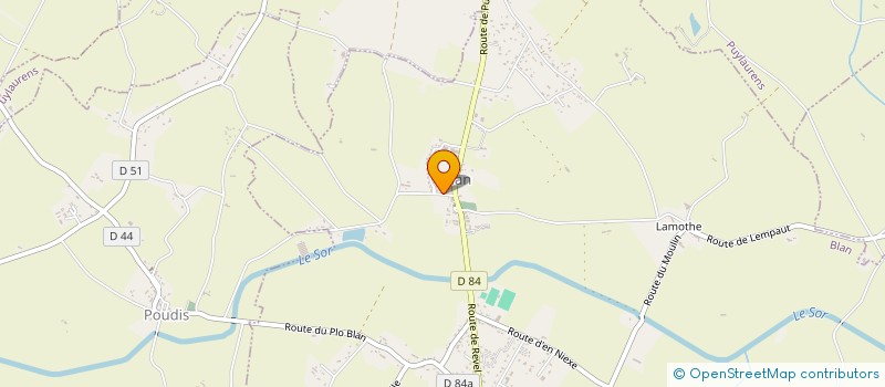 localisation de l'entreprise MADAME NATACHA VANGEHUCHTEN  POUDIS